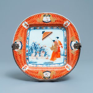 Een Chinees Imari-stijl présentoir naar Cornelis Pronk: 'Parasoldames', Qianlong — foto 2