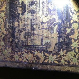 Een Chinees kabinet en een kist in verguld lakwerk, Canton, 19e eeuw — foto 31