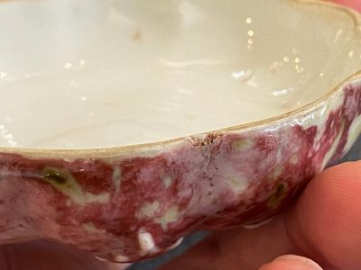 Een Chinees pompoenvormig dekseldoosje met perzikbloesemglazuur, 19e eeuw — foto 6