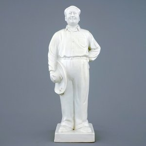 Een Chinees porseleinen figuur van Mao, 20e eeuw — foto 1