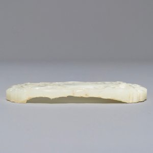 Een Chinees reliëf in witte jade met een Boeddha's hand, 19e eeuw — foto 4