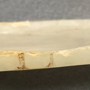 Een Chinees reliëf in witte jade met een Boeddha's hand, 19e eeuw — foto 5