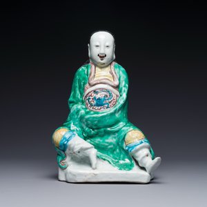 Een Chinees wucai beeld van Zhen Wu, Ming — foto 2