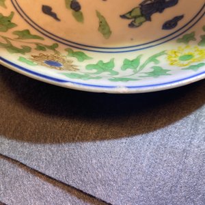 Een Chinees wucai bord met twee jongens, Wanli merk en periode — foto 8