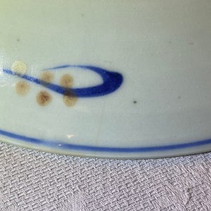 Een Chinees wucai ko-sometsuke bord met een gedicht voor de Japanse markt, Tianqi — foto 5