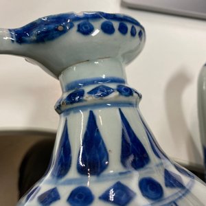 Een Chinese blauw-witte 'aftaba' kan voor de islamitische markt, Kangxi — foto 16