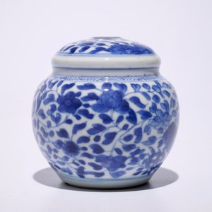 Een Chinese blauw-witte basis voor een waterpijp voor de islamitische markt, Kangxi — foto 4