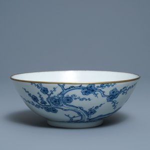 Een Chinese blauw-witte 'Bleu de Hue' kom voor de Vietnamese markt, 19e eeuw — foto 7