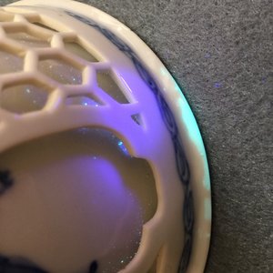Een Chinese blauw-witte dubbelwandige wijnkop, Kangxi — foto 10