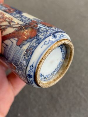 Een Chinese blauw-witte en koperrode snuiffles, 19e eeuw — foto 6
