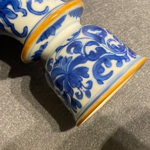 Een Chinese blauw-witte hookah-basis met eekhoorns en druivenranken, Kangxi — foto 11