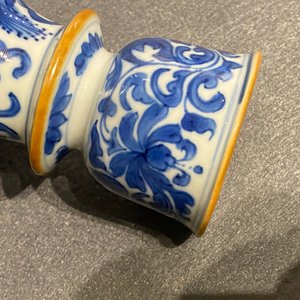 Een Chinese blauw-witte hookah-basis met eekhoorns en druivenranken, Kangxi — foto 13