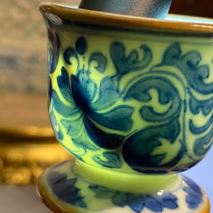 Een Chinese blauw-witte hookah-basis met eekhoorns en druivenranken, Kangxi — foto 18