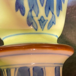 Een Chinese blauw-witte hookah-basis met verhalend decor, Kangxi — foto 12