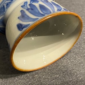 Een Chinese blauw-witte hookah-basis met verhalend decor, Kangxi — foto 15