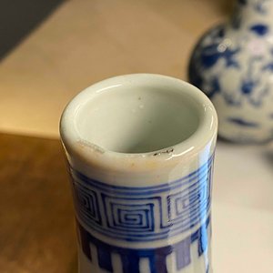 Een Chinese blauw-witte kalebasvaas, 19e eeuw — foto 10