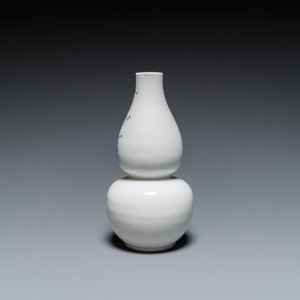 Een Chinese blauw-witte kalebasvaas, 19e eeuw — foto 3