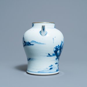 Een Chinese blauw-witte kan voor de Vietnamese markt, Kangxi — foto 6