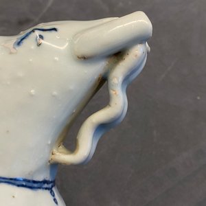 Een Chinese blauw-witte kendi in de vorm van een olifant, Wanli — foto 20