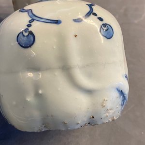 Een Chinese blauw-witte kendi in de vorm van een olifant, Wanli — foto 21