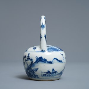 Een Chinese blauw-witte lijmpot voor de Vietnamese markt, Kangxi — foto 3