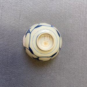 Een Chinese blauw-witte 'paleis' kom, Kangxi — foto 12