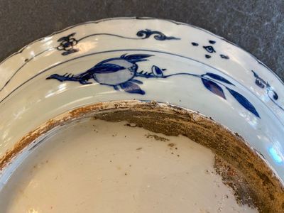 Een Chinese blauw-witte schotel met een fijn landschap, Jiajing — foto 11