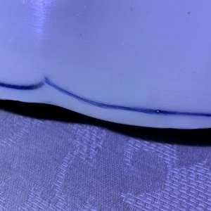 Een Chinese blauw-witte schotel met herten, vogels en insecten, Jiajing — foto 10