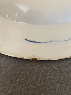 Een Chinese blauw-witte schotel met het wapen van 'Pelgrom' voor de Nederlandse markt, Kangxi — foto 10
