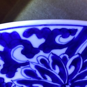 Een Chinese blauw-witte schotel met lotusslingers, Kangxi — foto 6