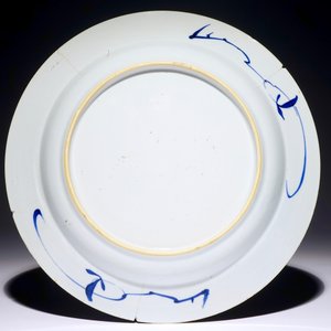 Een Chinese blauw-witte schotel met scène uit "De Romance van de Westelijke Kamer", Yongzheng — foto 2