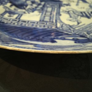 Een Chinese blauw-witte schotel met scène uit "De Romance van de Westelijke Kamer", Yongzheng — foto 4