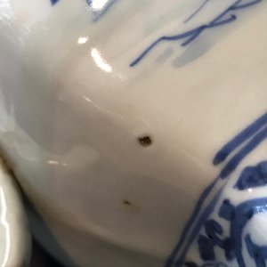 Een Chinese blauw-witte vaas met chilong-handgrepen, Kangxi — foto 11