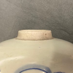 Een Chinese blauw-witte vaas met herten en kraanvogels, Kangxi — foto 9