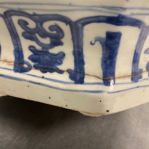 Een Chinese blauw-witte vaas met kraanvogels, Jiajing — foto 20