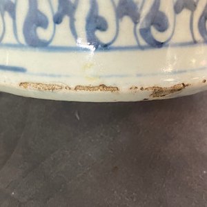 Een Chinese blauw-witte vaas met lotusslingers, Jiajing — foto 16