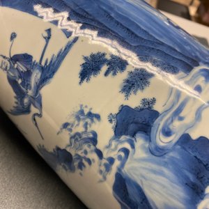 Een Chinese blauw-witte vaas met onsterfelijken, Transitie periode — foto 16