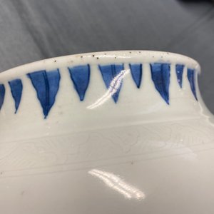 Een Chinese blauw-witte vaas met onsterfelijken, Transitie periode — foto 17