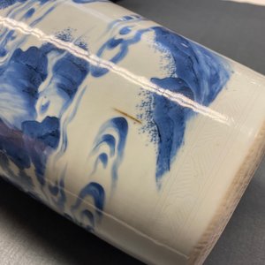 Een Chinese blauw-witte vaas met onsterfelijken, Transitie periode — foto 18