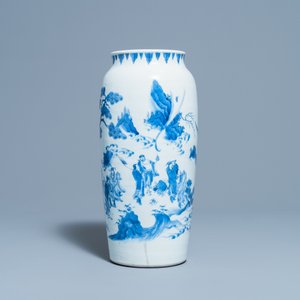 Een Chinese blauw-witte vaas met onsterfelijken, Transitie periode — foto 5