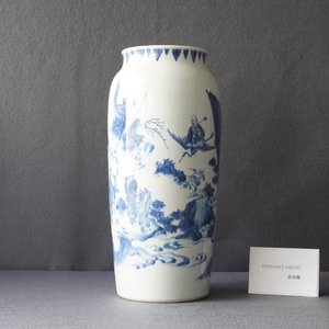 Een Chinese blauw-witte vaas met onsterfelijken, Transitie periode — foto 8