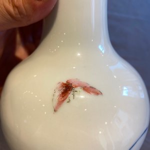 Een Chinese blauw-witte 'Wang Bu' vaas, Yongzheng merk, 20e eeuw — foto 16
