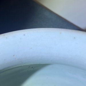 Een Chinese blauw-witte wierookbrander met een bergachtig landschap, Kangxi — foto 14