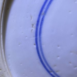 Een Chinese blauw-witte yenyen vaas met een vogel bij bloesems, Kangxi — foto 13