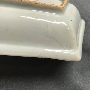 Een Chinese blauw-witte zoetvleesset of rijsttafel met landschapsdecor, 18/19e eeuw — foto 10