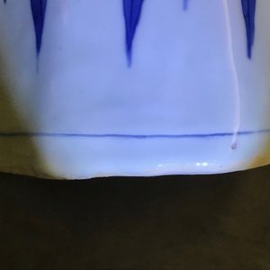 Een Chinese blauwwitte balustervaas, Transitie periode — foto 25