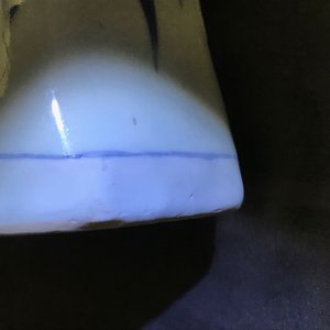 Een Chinese blauwwitte balustervaas, Transitie periode — foto 29