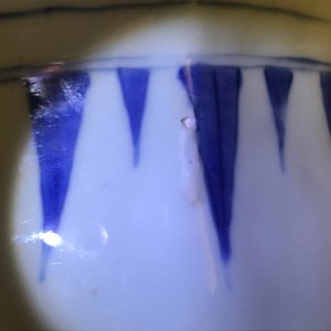 Een Chinese blauwwitte balustervaas, Transitie periode — foto 30