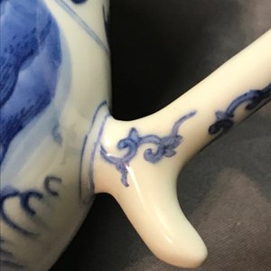 Een Chinese blauwwitte kan, Transitie periode — foto 13