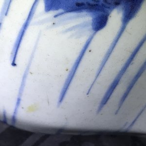 Een Chinese blauwwitte octagonale balustervaas, Transitie periode — foto 20